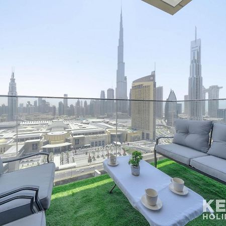 Апартаменты Keyone - 3Br With Maids In Downtown Views Дубай Экстерьер фото