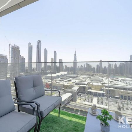 Апартаменты Keyone - 3Br With Maids In Downtown Views Дубай Экстерьер фото